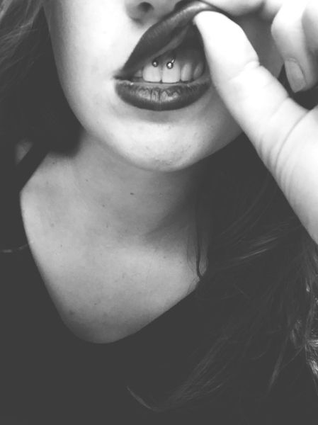 smiley piercing teeth damage