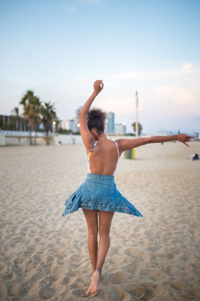 women of spanish coast beaches