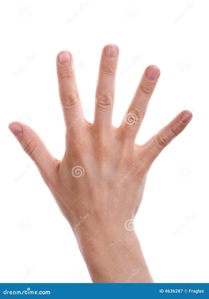hand pointing finger