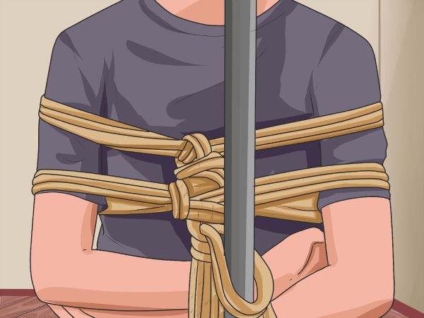 how to tie yourself up as a woman
