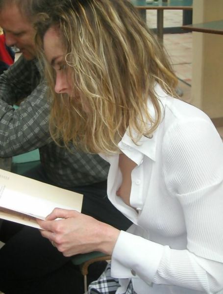 nipples under dress