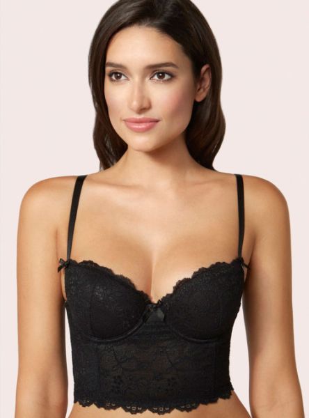 over full breasts