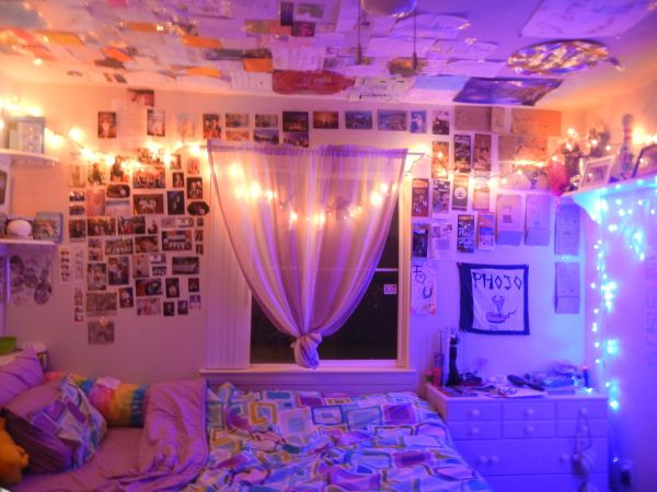 tumblr fairy lights bedroom
