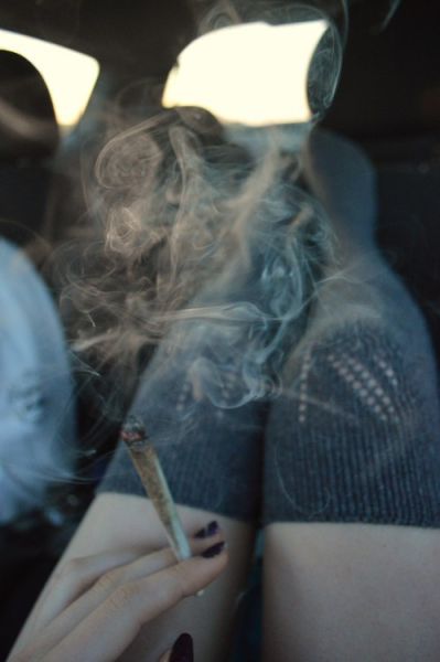 marijuana smokers eyes