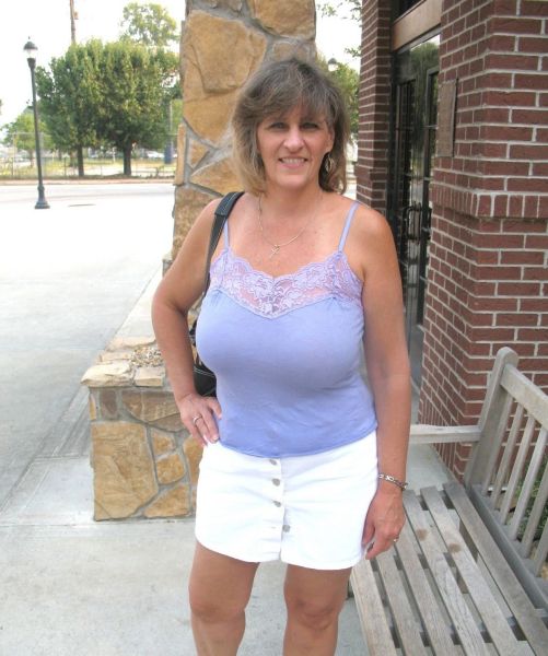 mature boobs spread