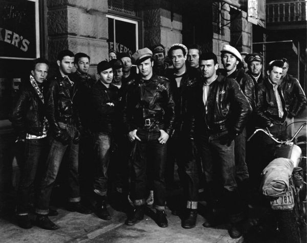 bikers old leather