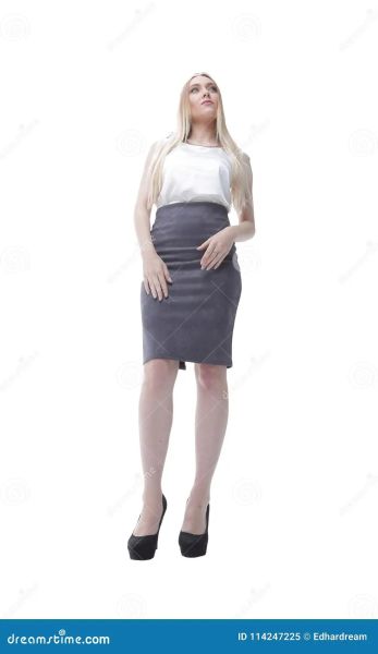 woman body standing low angle