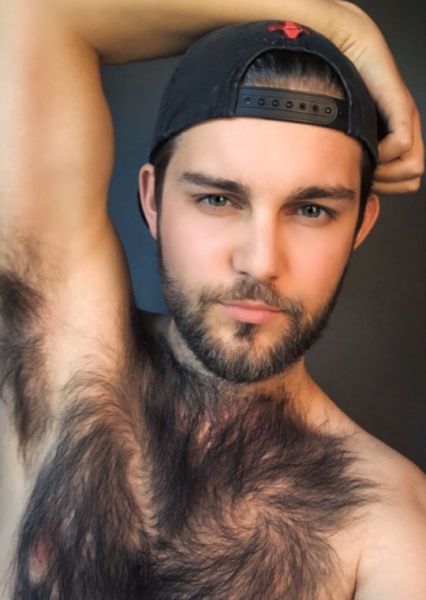 scruffy man
